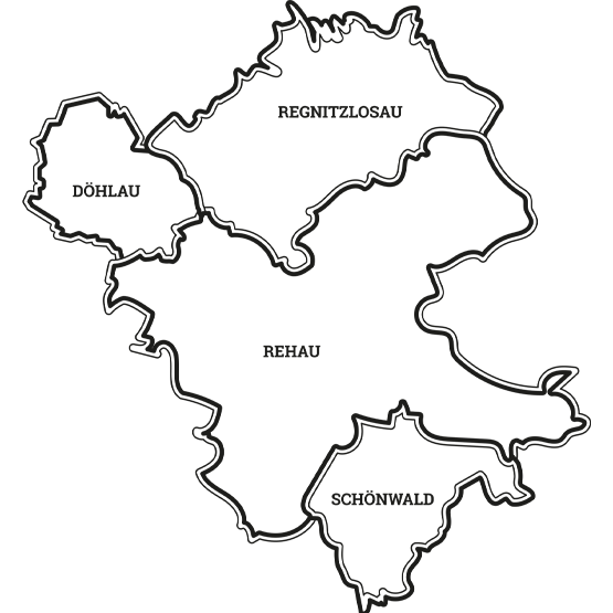 Karte Gemeinden der ILE
